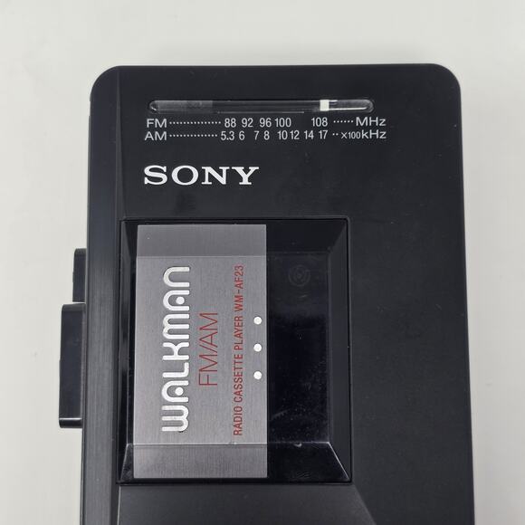 Sony Walkman WM-AF23 Cassette AM/FM Radio Original Packaging New Belts WORKS - Picture 15 of 16